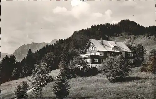 Hirschegg Kleinwalsertal Vorarlberg Hochgebirgs Kinderheim Dr Bergengruen Kat. Mittelberg