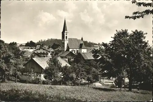 Gottsdorf Niederbayern Ortsansicht mit Kirche Kat. Untergriesbach