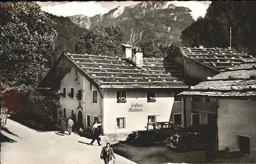 Mauth Niederbayern Gasthaus Mauthaeusl an der Dt Alpenstrasse Kat. Mauth