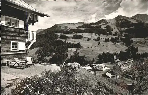 Hirschegg Kleinwalsertal Vorarlberg Pension Gmeiner Kat. Mittelberg