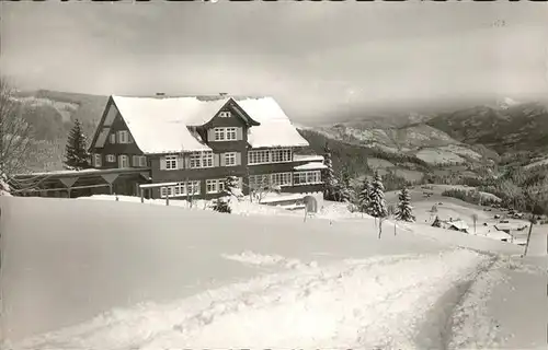 Hirschegg Kleinwalsertal Vorarlberg Hochgebirgs Kinderheim Dr Bergengruen Kat. Mittelberg