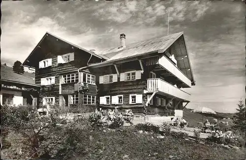 Hirschegg Kleinwalsertal Vorarlberg Pension Gmeiner  Kat. Mittelberg