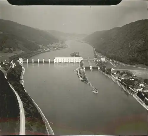 Jochenstein Niederbayern Stauwehr Kat. Untergriesbach