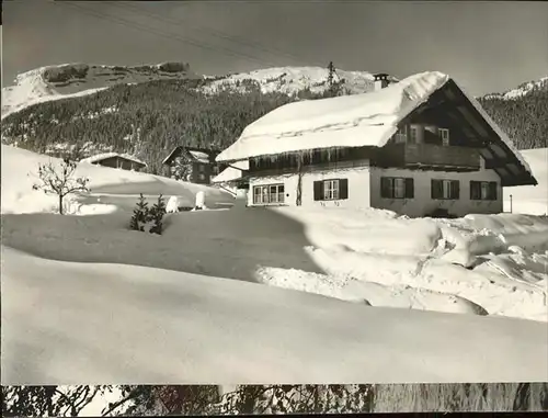 Hirschegg Kleinwalsertal Vorarlberg Erholungsheim Berghalde Kat. Mittelberg