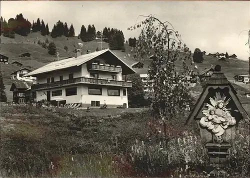 Hirschegg Kleinwalsertal Vorarlberg Gasthaus Breuer Wegkreuz Kat. Mittelberg