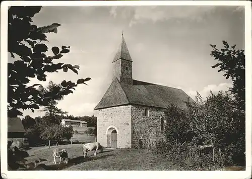 Solla Wald Schartenkapelle mit Schullandheim Kat. Freyung