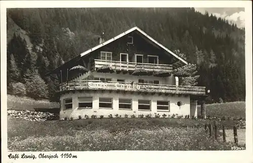 Oberjoch Cafe Lanig Kat. Bad Hindelang