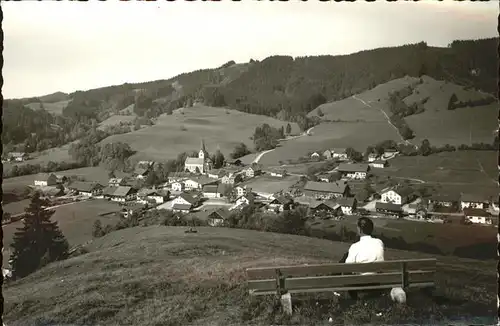 Wengen Kempten Allgaeu Panorama Kat. Weitnau