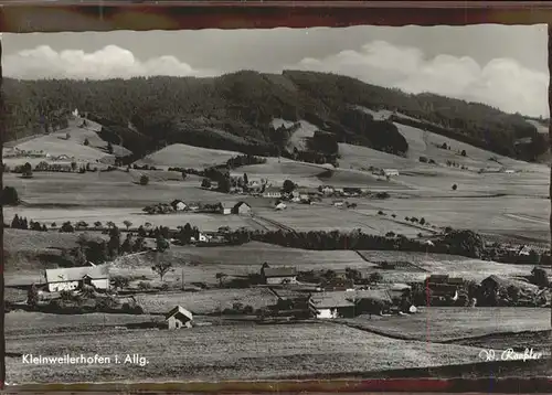 Kleinweiler Hofen Ortsansicht Kat. Weitnau