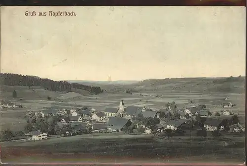 Hopferbach Allgaeu Panorama Kat. Untrasried