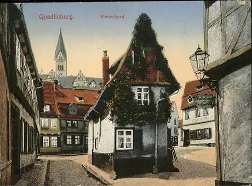 Quedlinburg Harz Sachsen Anhalt Finkenherd Kat. Quedlinburg