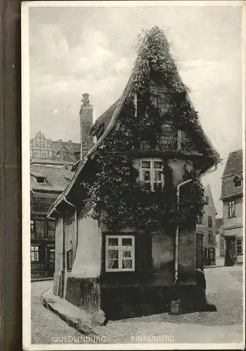 Quedlinburg Harz Sachsen Anhalt Finkenherd Kat. Quedlinburg