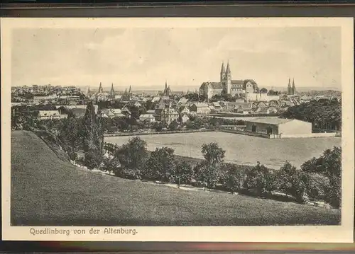 Quedlinburg Harz Sachsen Anhalt  Kat. Quedlinburg