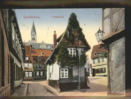 Quedlinburg Harz Sachsen Anhalt Finkenherd Kat. Quedlinburg