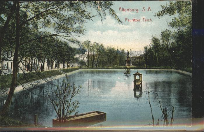 Altenburg Thueringen Schloss Pauritzer Teich / Altenburg /Altenburger