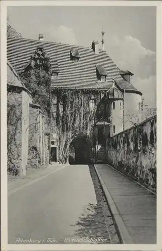 Altenburg Thueringen Hinteres Schlosstor / Altenburg /Altenburger Land LKR