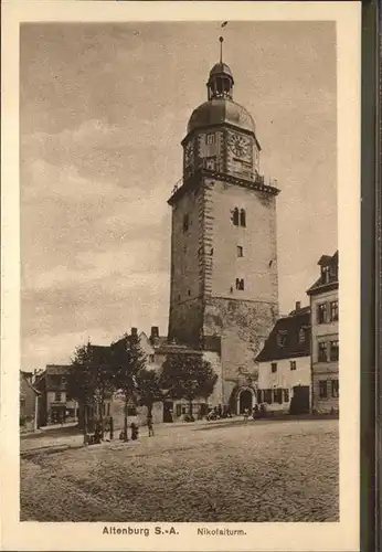 Altenburg Thueringen Nikolaiturm / Altenburg /Altenburger Land LKR