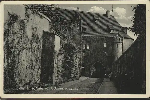 Altenburg Thueringen Hint. Schlossausgang / Altenburg /Altenburger Land LKR