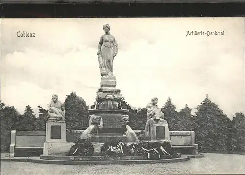 Koblenz Coblenz Artillerie Denkmal Kat. Koblenz