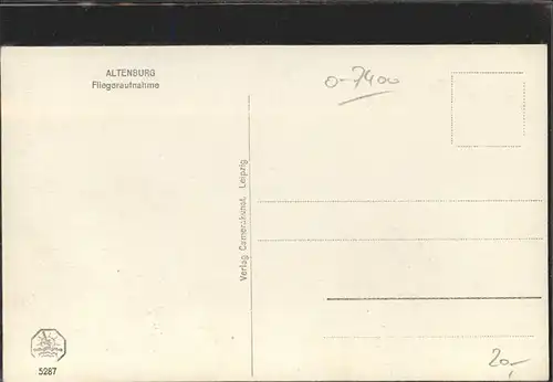 Altenburg Thueringen Luftbild / Altenburg /Altenburger Land LKR