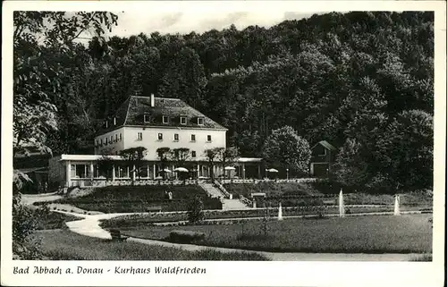 Bad Abbach Kurhaus Waldfrieden Kat. Bad Abbach