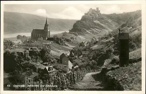 Oberwesel Rhein Schoenburg Stiftskirche Kat. Oberwesel