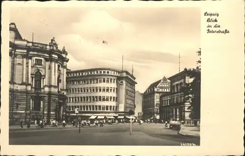 Leipzig Blick in Peterstrasse Kat. Leipzig