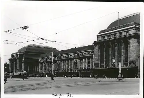 Leipzig Bahnhof Strassenbahn Kat. Leipzig