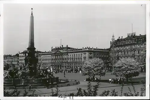 Leipzig Augustusplatz Hauptpost Kat. Leipzig