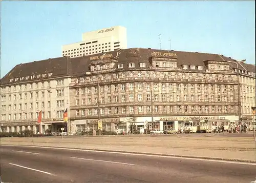 Leipzig Hotel Astoria Strassenbahn Autos Kat. Leipzig