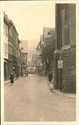 Bacharach Rhein Strasse Kat. Bacharach