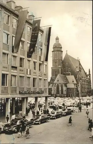 Leipzig Messehaus am Markt Autos Kat. Leipzig