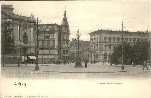 Leipzig Eingang Petersstrasse Kat. Leipzig