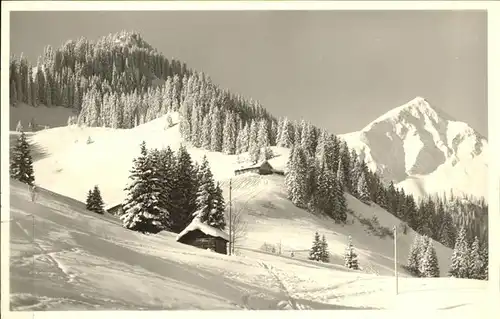 Hirschegg Kleinwalsertal Vorarlberg Cambridgehuette Walmendinger Horn Kat. Mittelberg