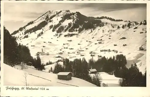 Hirschegg Kleinwalsertal Vorarlberg Gesamtansicht Kat. Mittelberg