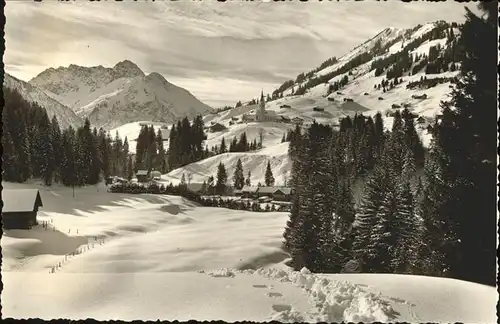 Hirschegg Kleinwalsertal Vorarlberg Widderstein Kat. Mittelberg