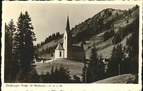 Hirschegg Kleinwalsertal Vorarlberg Kirche Kat. Mittelberg