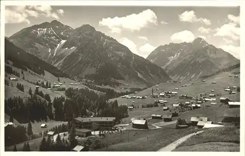 Hirschegg Kleinwalsertal Vorarlberg Panorama Kat. Mittelberg