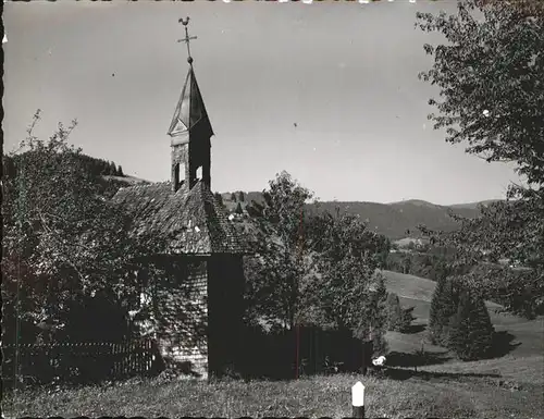 Feldberg Schwarzwald Kirche Kat. Feldberg (Schwarzwald)