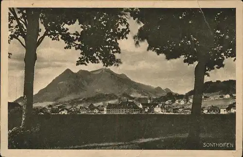 Sonthofen Oberallgaeu Gesamtansicht / Sonthofen /Oberallgaeu LKR