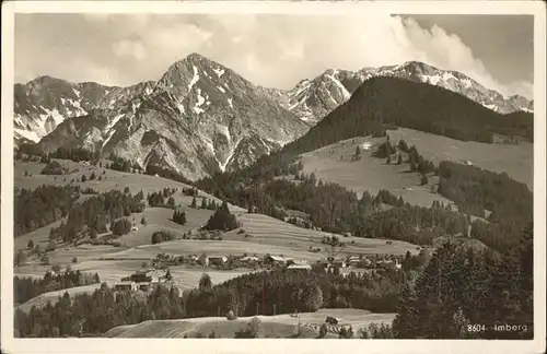 Imberg Sonthofen Panorama Kat. Sonthofen