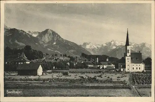 Sonthofen Oberallgaeu Gesamtansicht / Sonthofen /Oberallgaeu LKR