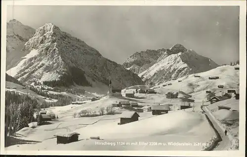 Hirschegg Kleinwalsertal Vorarlberg Elfer Widderstein Kat. Mittelberg