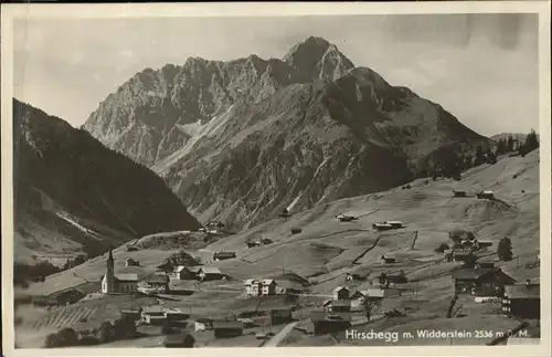 Hirschegg Kleinwalsertal Vorarlberg Widderstein Kat. Mittelberg