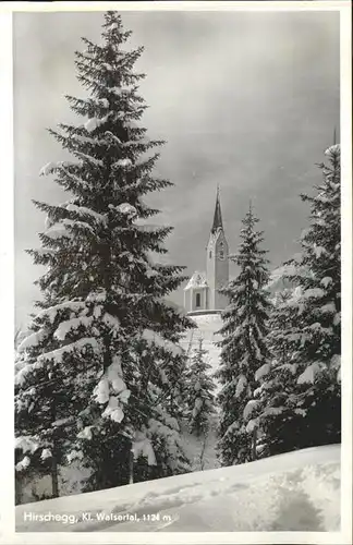 Hirschegg Kleinwalsertal Vorarlberg Kirche Kat. Mittelberg