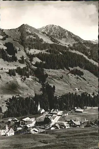 Hirschegg Kleinwalsertal Vorarlberg Panorama Kat. Mittelberg