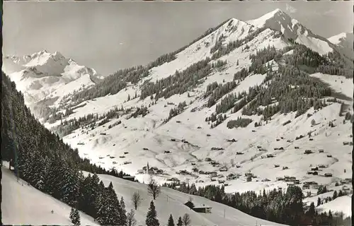 Hirschegg Kleinwalsertal Vorarlberg Panorama Kat. Mittelberg