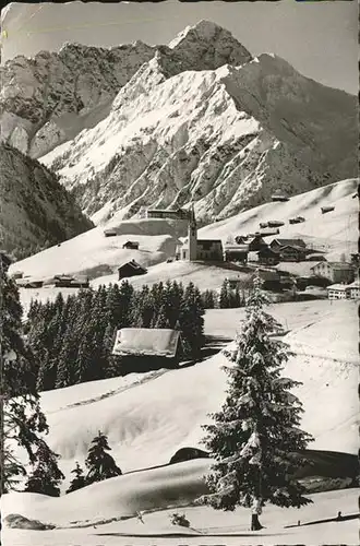 Hirschegg Kleinwalsertal Vorarlberg Widderstein Baerenkopf Kat. Mittelberg