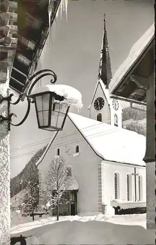 Hirschegg Kleinwalsertal Vorarlberg Dorfkirche Kat. Mittelberg