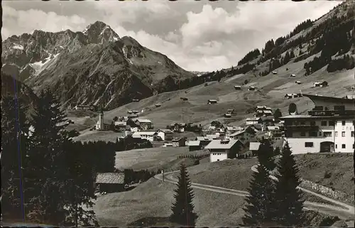 Hirschegg Kleinwalsertal Vorarlberg Panorama Kat. Mittelberg